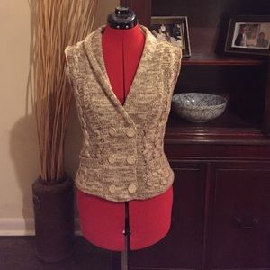 J. Crew Khaki Vest, Sz s