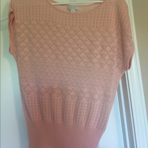Pink mesh top