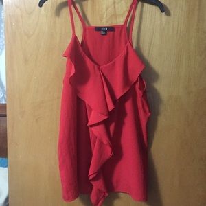 Cute blouse for Christmas with cardigan over it!