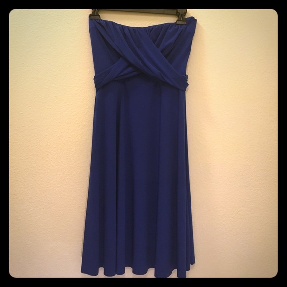 Flowy, Stretchy Strapless Dance Dress