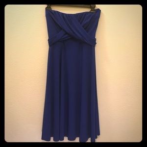 Flowy, Stretchy Strapless Dance Dress