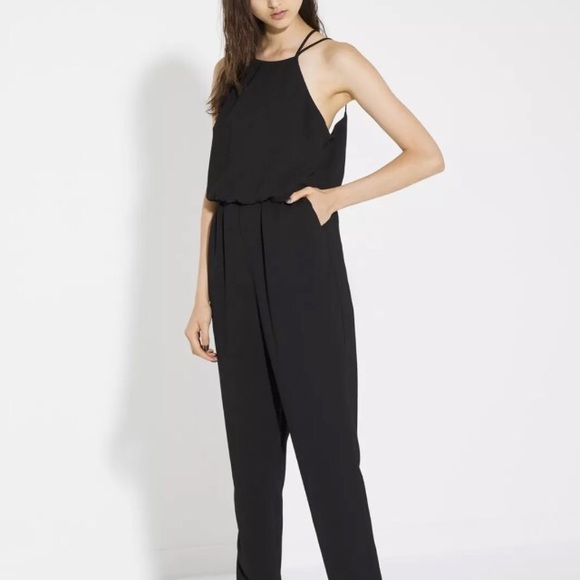 Giving In Backless jumpsuit black