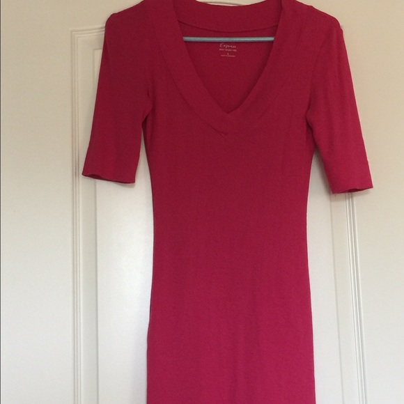 Magenta 3/4 sleeve tunic