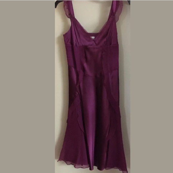 KAREN MILLEN Fuchsia Silk Dress - Picture 2 of 4