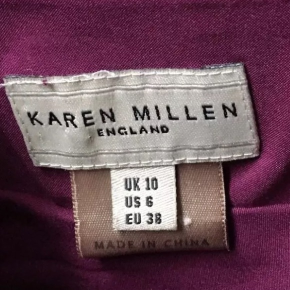 KAREN MILLEN Fuchsia Silk Dress - Picture 4 of 4