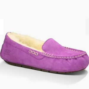 Purple UGG slippers