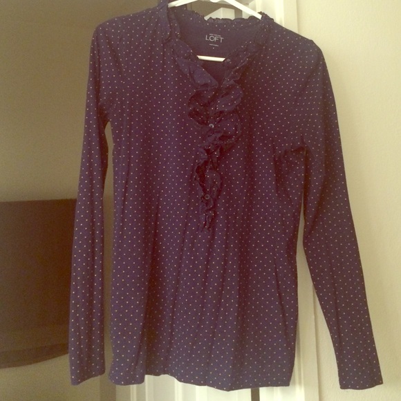 Loft Long Sleeve Knit Top