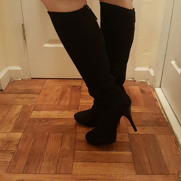 Suede Guess Knee High Boots
