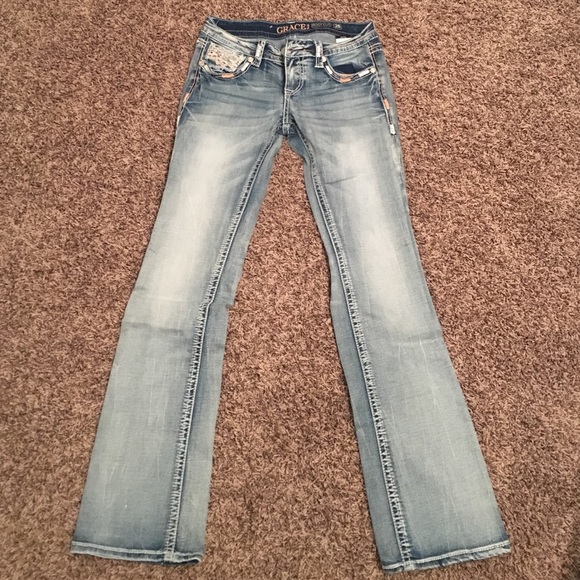 Light wash jeans
