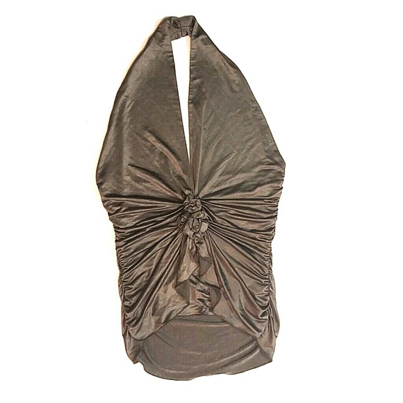 Black Halo halter top - Picture 1 of 4