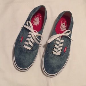 Vans Denim Authentic Sneaker Women's 9.5/Men's 7.5