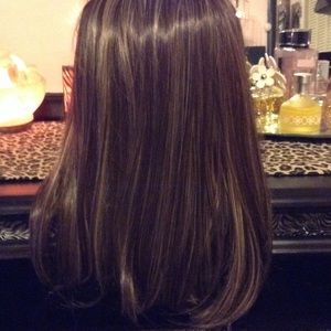 24inch light brown w/ ombré hi lights