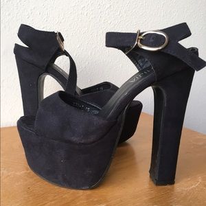Platform Ankle Strap Heels