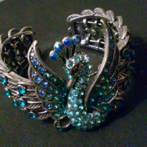 Peacock bracelet