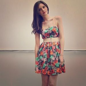 BB Dakota floral swing dress