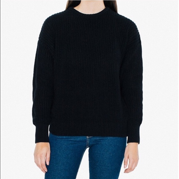 American Apparel fisherman knit pullover