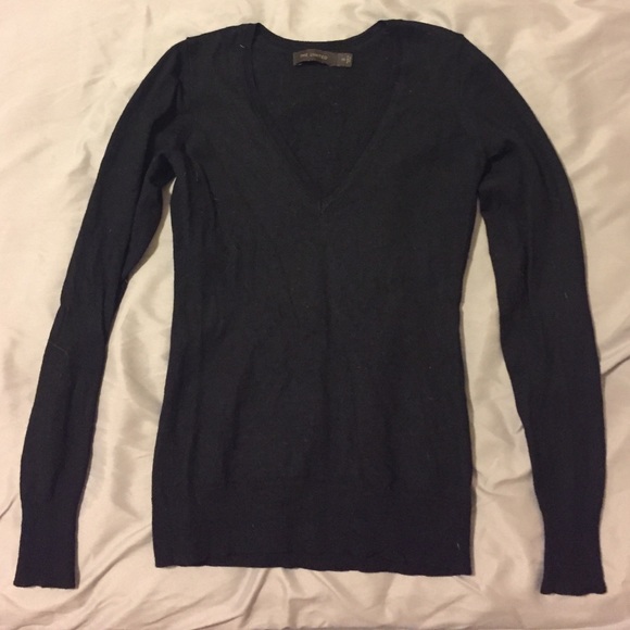 Black v-neck sweater by The Limited
