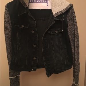 Denim free people jacket!!