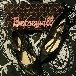 Studded Betseyville Flats by Betsey Johnson