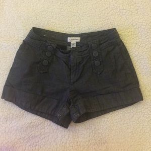 Blue-grey shorts by Calvin Klein