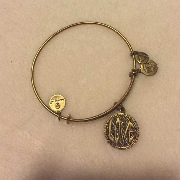 Alex and ani love charm braclet