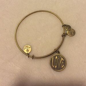 Alex and ani love charm braclet