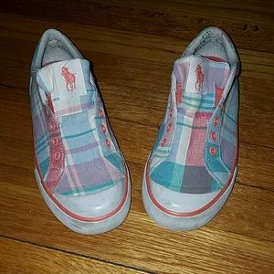 POLO - Ralph Lauren Plaid Sneakers Womens