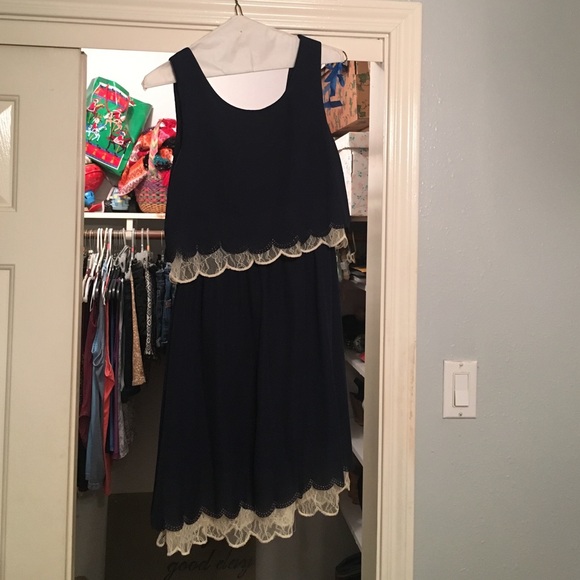 Navy blue dress