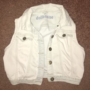 Light blue half jacket