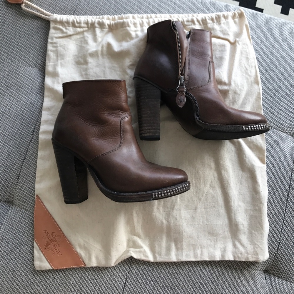 Angela Scott studded bootie