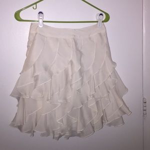 Fun off white skirt!
