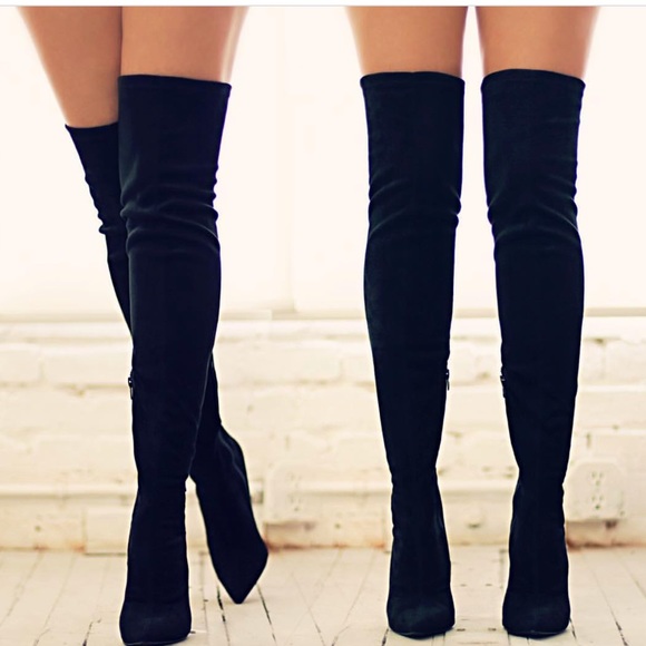 FINAL SALE Over the Knee Thigh High Boot - Picture 4 of 4