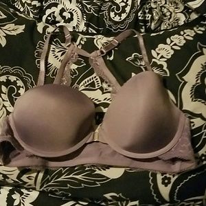 Lilac Racer back Push-up Bra by Torrid sz 40b