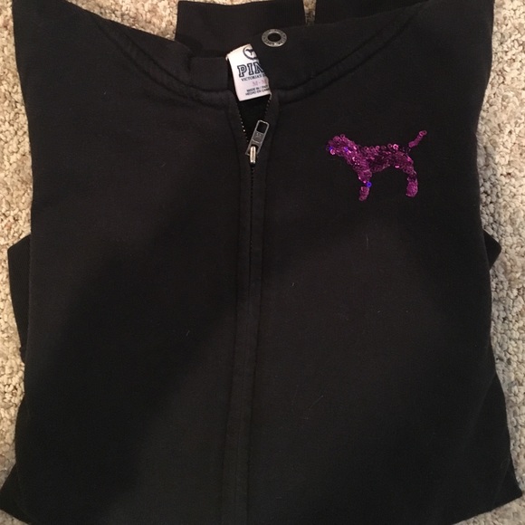 Love Pink Zip up sweatshirt