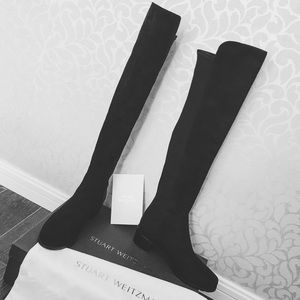 Stuart Weitzman Reserve Suede Over the Knee Boots
