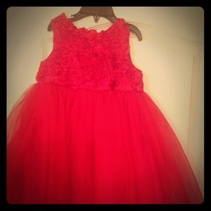 Girls red dress