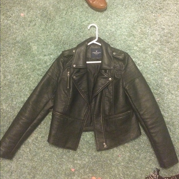 faux leather jacket. - Picture 2 of 2