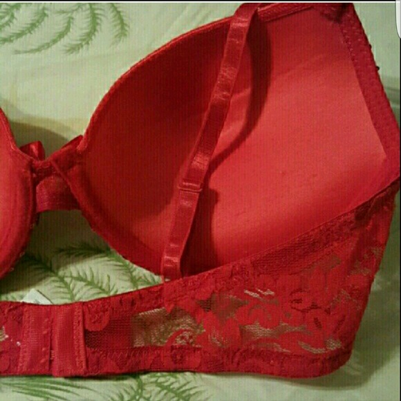 NEW Red Extreme Push Up Bra with Sequins - Picture 7 of 10