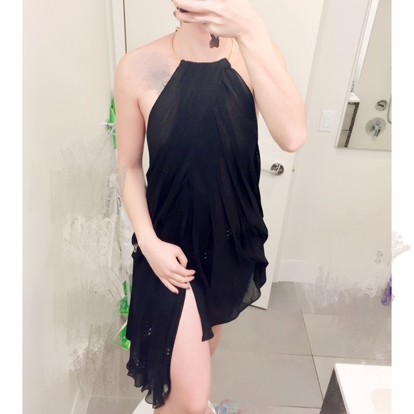 CELINE silk sleeveless dress
