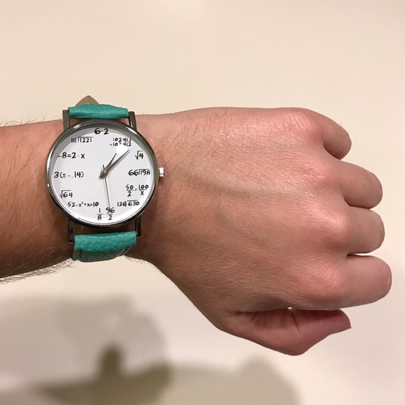 🆕Mathematics Wristwatch (Mint) - Picture 2 of 2