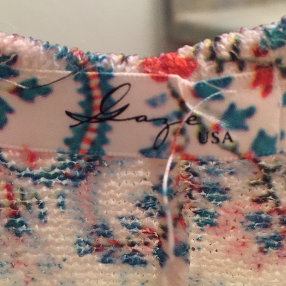 Patterned crop top - Picture 3 of 4