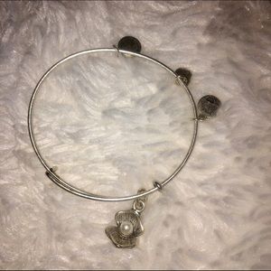 Alex and Ani silver shell bracelet