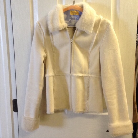Faux suede jacket