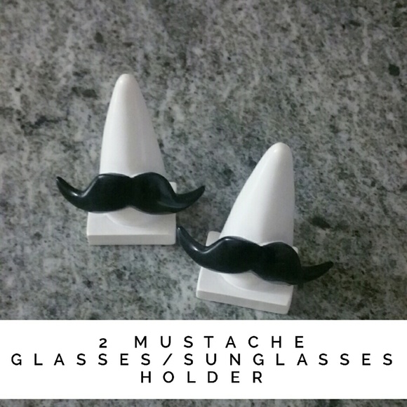 Mustache glasses / sunglasses holder