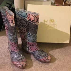 COACH Rain Boots