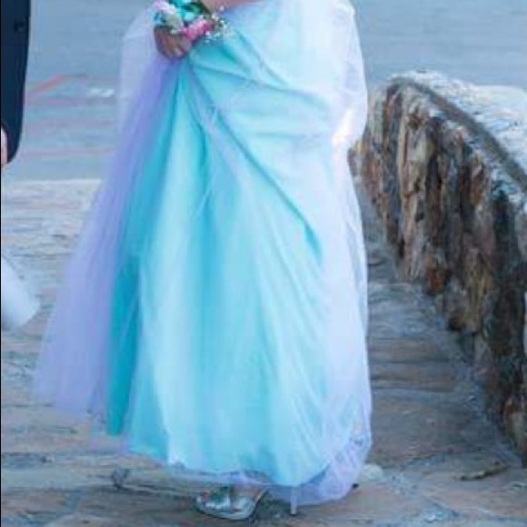 Macy's City Studio formal tulle gown - Picture 4 of 5