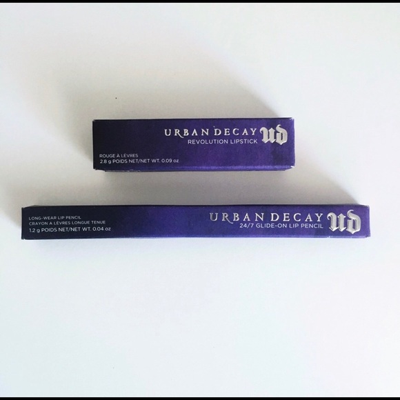 Urban Decay 24/7 lipstick and liner
