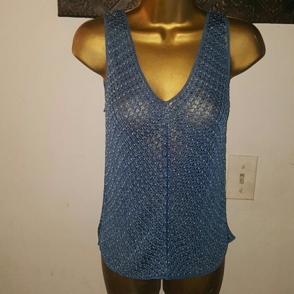 Slate Blue Blouse