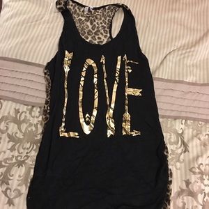 Supper cute leopard tank top