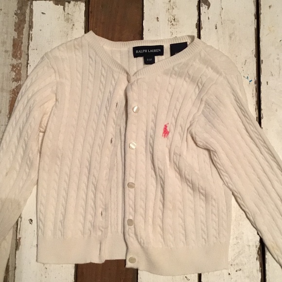 2/2T Ralph Lauren Buttonup Sweater - Picture 1 of 3